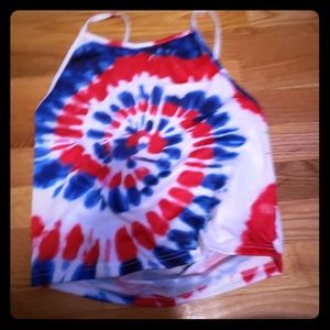 Tie dye halter top